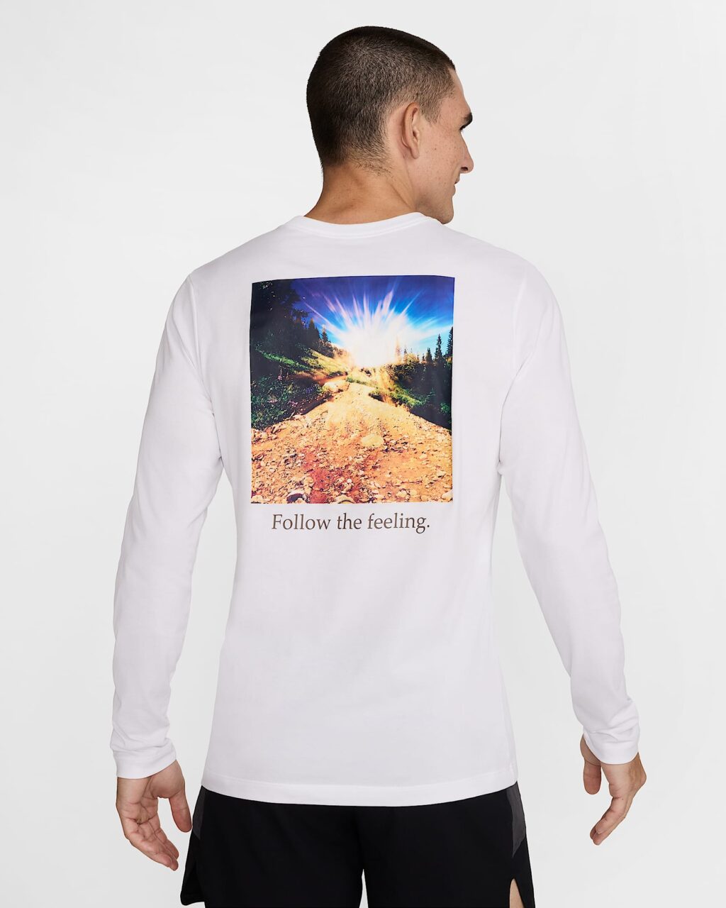 Long sleeve white tee - Image 4