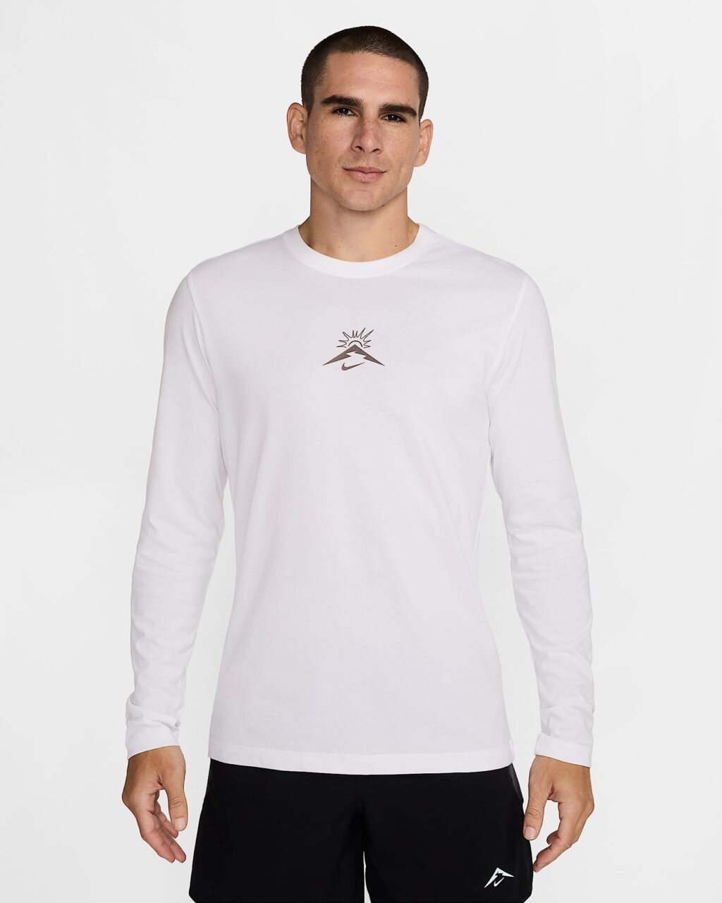 Long sleeve white tee
