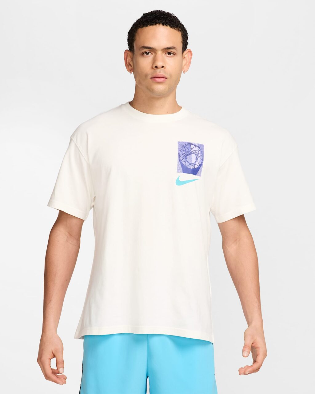 Short sleeve white tee